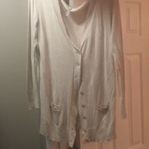 Thin, cream cardigan. Perfect for summer!